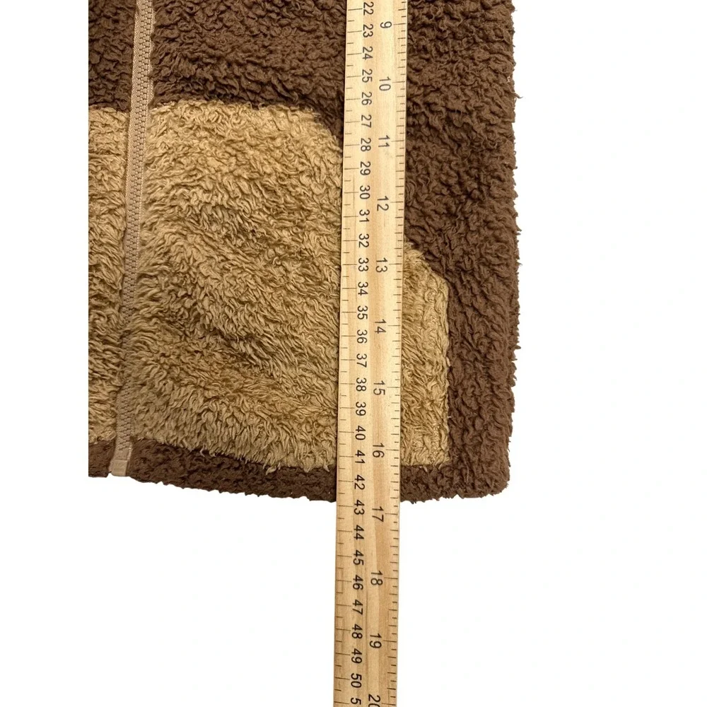 Patagonia Furry Friends Hooded Fleece Jacket Kids 4T Brown Bear Ears Cozy Warm